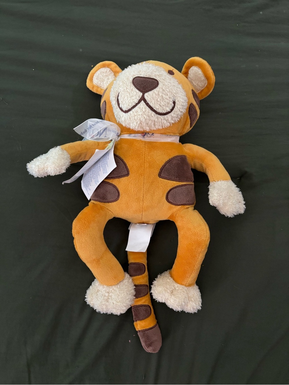 NoJo Tate the Tiger Plush Orange Plush Stuffed Toy Only the best for Baby